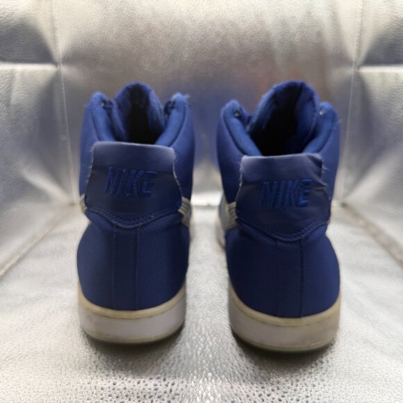 Size 10.5 Nike Vandal High Supreme Deep Royal Blue Swoosh Mens Shoes 318330-403‎ main image 4